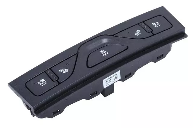 Black Carbon Metallic Front Seat Heater Switch
