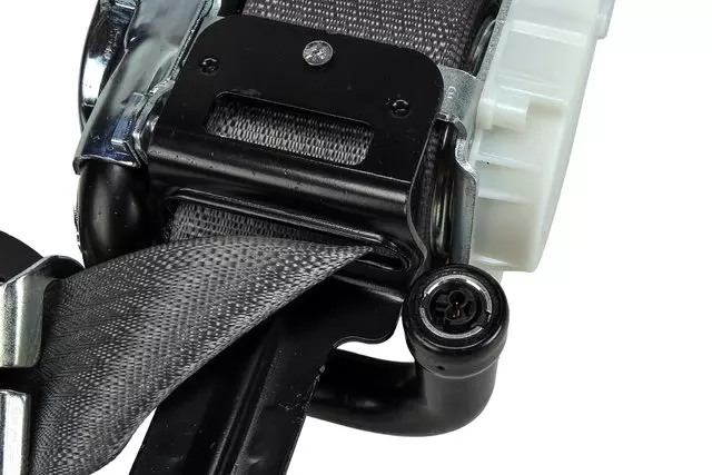 Dark Ash Gray Driver Seat Belt with Retractor and Pre-Tensioner