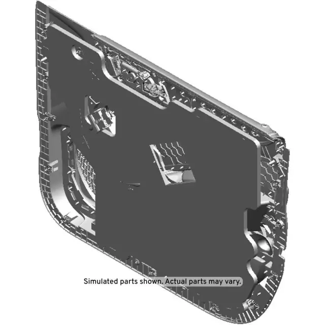 Jet Black Front Driver Side Door Trim