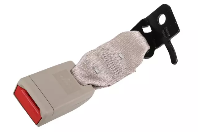 Light Neutral Rear Seat Belt with Buckle