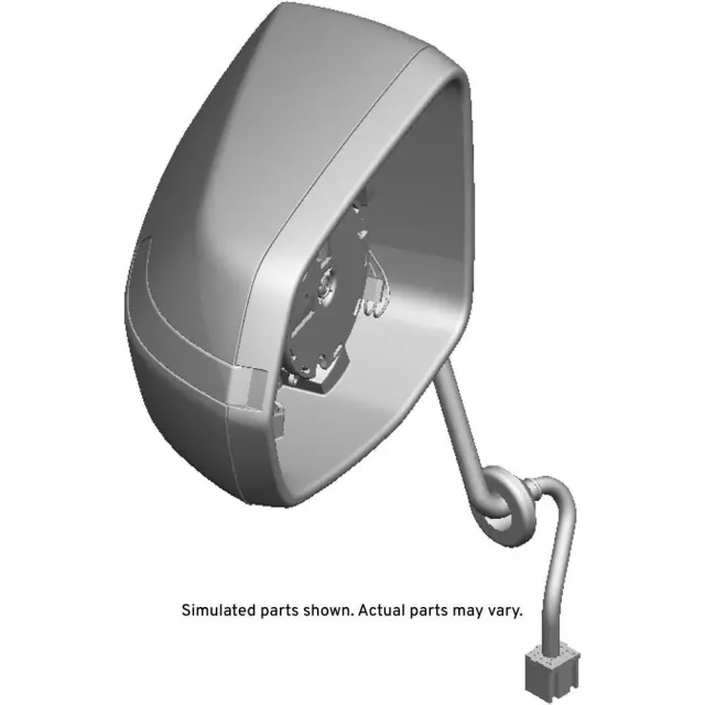 Primed Driver Side Door Mirror Housing