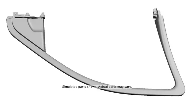 Driver Side Front Door Window Garnish Molding