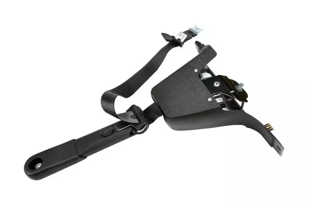 Ebony Passenger Seat Belt with Retractor and Pre-Tensioner