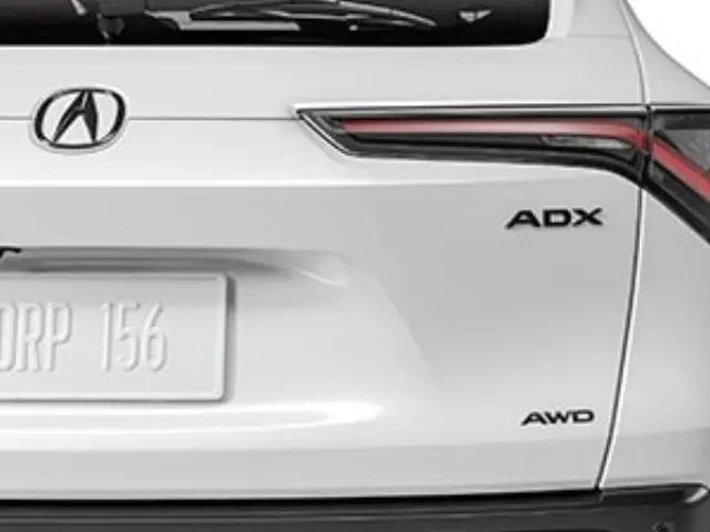 2026 Acura ADX Emblems - Gloss Black - Adx And Rear A-Mark 08F20