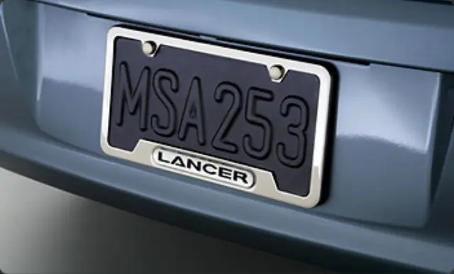 License Plate Frame - Lancer