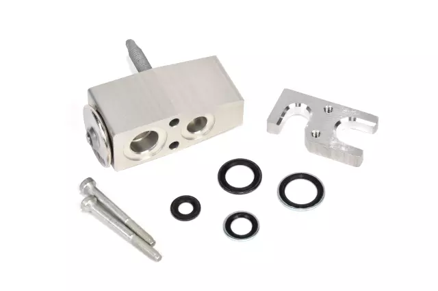 Air Conditioning Thermal Expansion Valve Kit with Seals, Valve, Stud, Plate, and Bolts