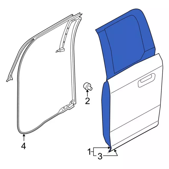 PL3Z-1624630-D Door Shell - Ford | TascaParts.com