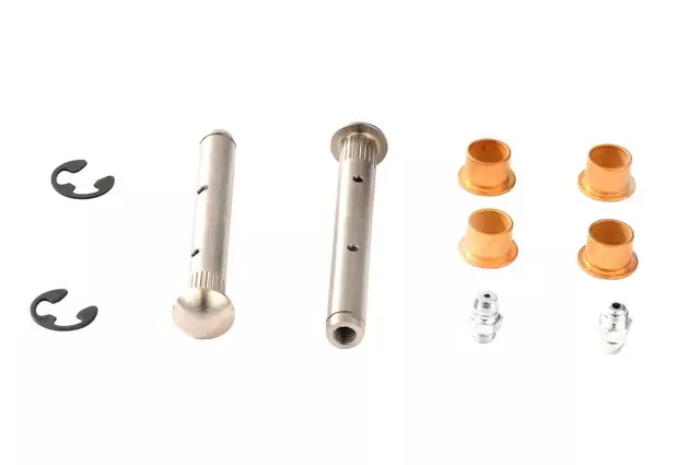 Door Hinge Pin Kit with Pins, Bushing, Clips, and Grease Fittings