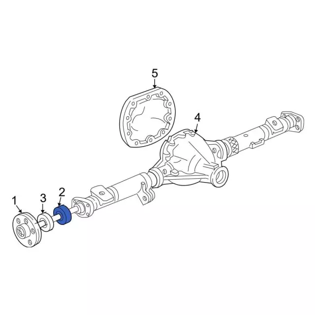 3W1Z-1225-AA - Drive Axle Shaft Bearing Ford Parts Direct