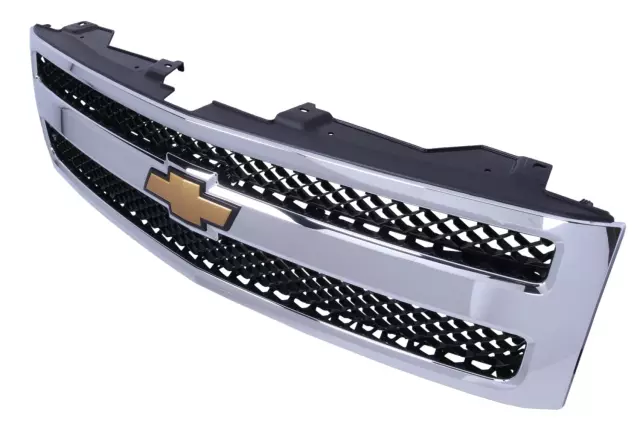 Bright Chrome Front Grille with Bowtie Emblem