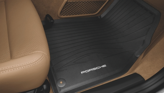 All-Weather Floor Mats - Beige - Porsche (981-044-800-45-4H0)