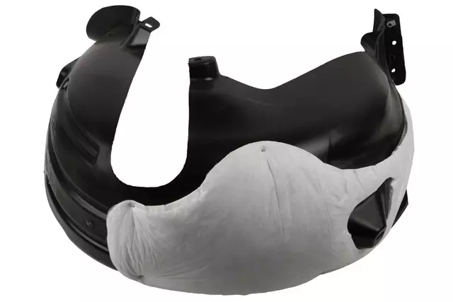 Passenger Side Rear Wheelhouse Liner with Air Deflector, Nuts, and Bolts