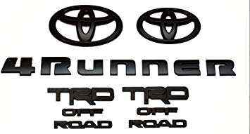 2018 2020 Toyota 4runner Exterior Emblem Trd Off Road Badge Black Pt948 89200 02 Toyota Parts