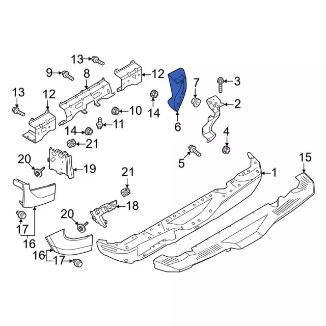 m2dz17f774cc - Ford End Cap | Levittown Ford Parts