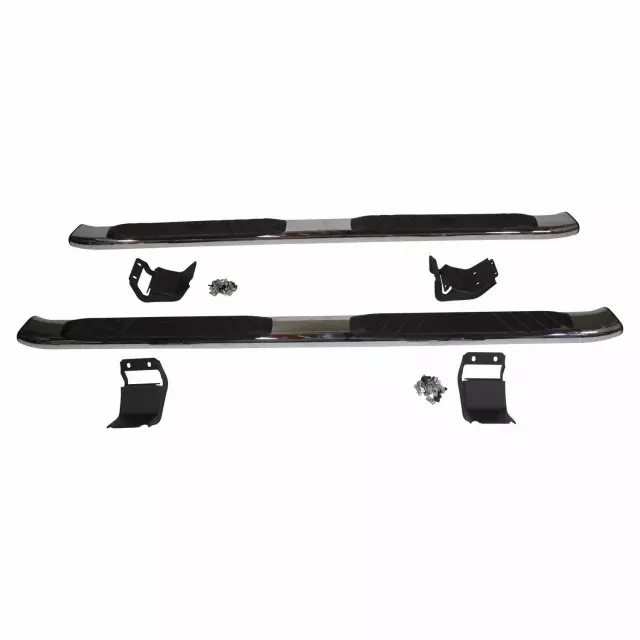 9l3z16450eb - Ford Step Bars 5 In Chromed Aluminum - Crew Cab