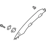 Windshield Pillar Trim