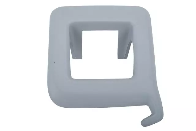 Light Ash Gray Rear Passenger Side Seat Back Latch Release Handle Bezel