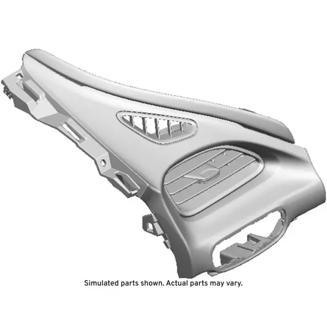 Sky Cool Gray Driver Side Instrument Panel Trim Pad