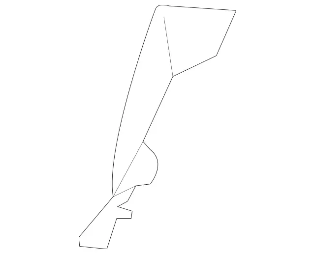 Mercedes-Benz 2017 - 2023 Mercedes-Benz Body C-pillar Trim Panel Cap 253-692-00-00-9051
