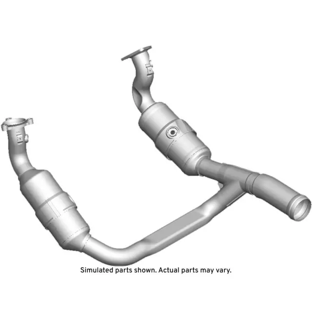 Three-Way Catalytic Converter with Exhaust Pipe