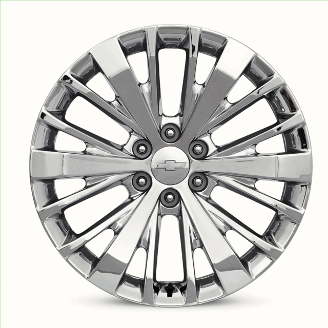 2025 GM 22x9-Inch Aluminum Multi-Spoke Wheel in Chrome