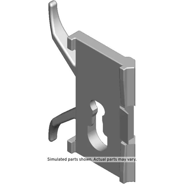Gray Rear Compartment Lid Lower Molding Clip