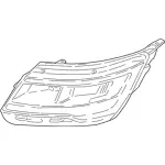 Headlamp Housing