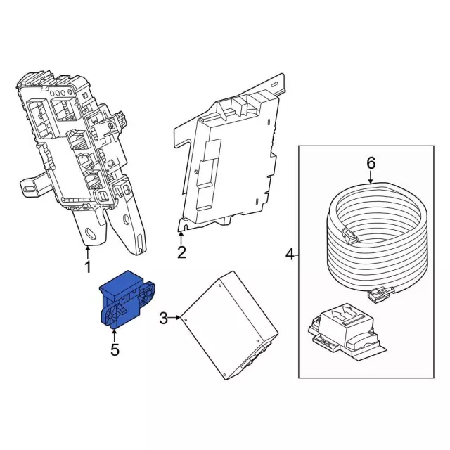 2023-2025 Ford Headlight Control Module PC3Z-13K198-H | OEM Parts