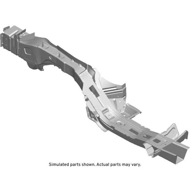 Passenger Side Front Fender Rail with Rivets