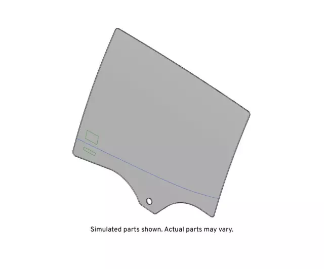 Rear Driver Side Door Window