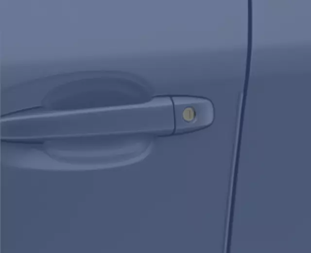 Door Edge Guard Kit - Quartz Blue Pearl