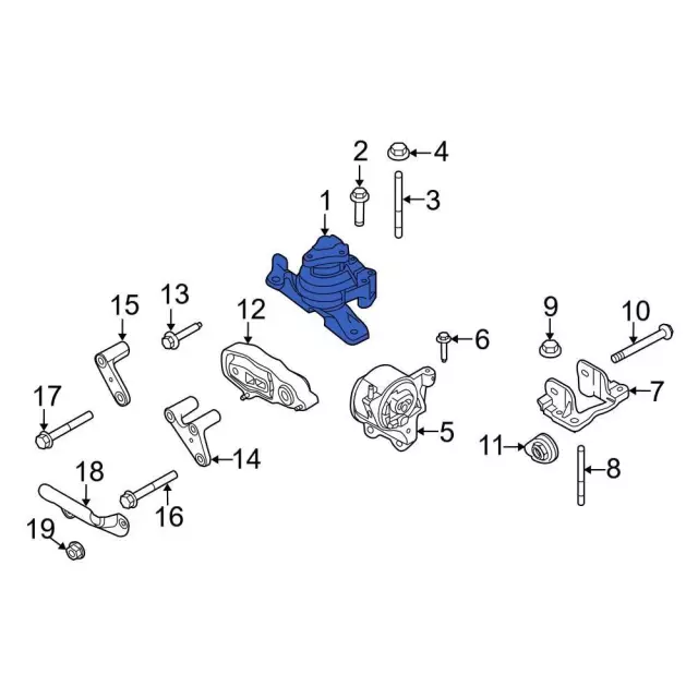 DG1Z-6038-E - Mount 2013-2019 Ford | Ford Parts Direct