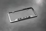 License Plate Frame - LEAF (SS Finish with Leaf Logo)