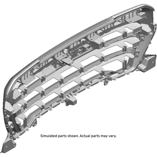 Bright Chrome Front Grille