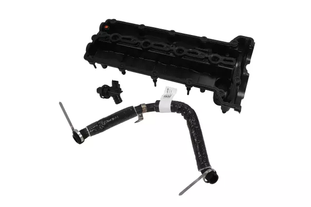 Valve Rocker Arm Cover Kit with Studs, Bolts, Gasket, Pipe, and Seal