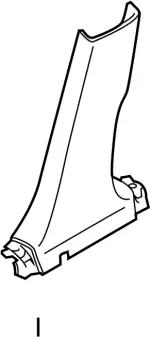 Lower Center Pillar Trim