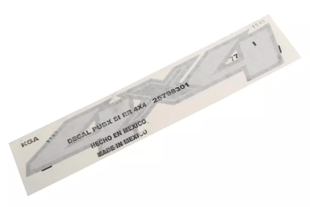 Pickup Box Side Rear Decal