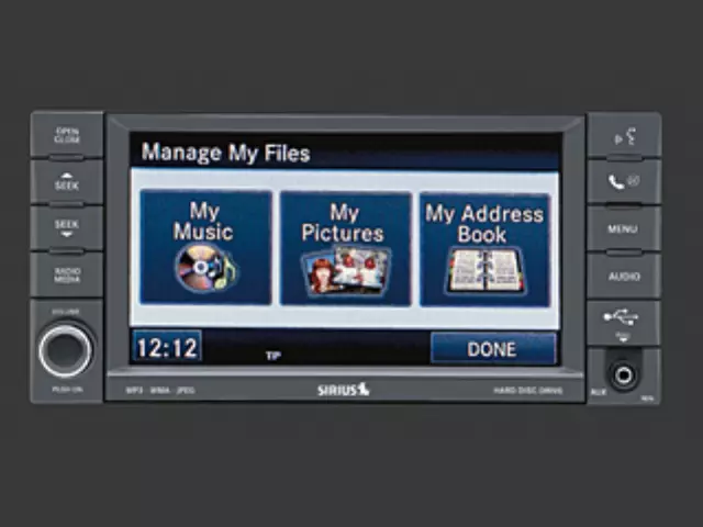 Am/fm/dvd/hdd/mp3/rr Camera Radio