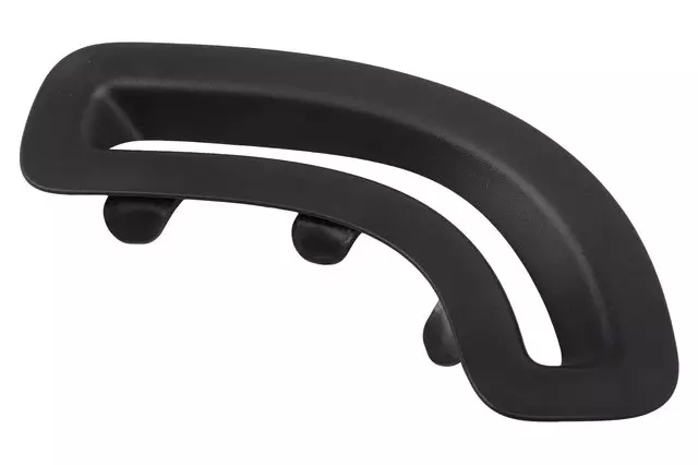 Jet Black Rear Passenger Side Seat Belt Opening Bezel