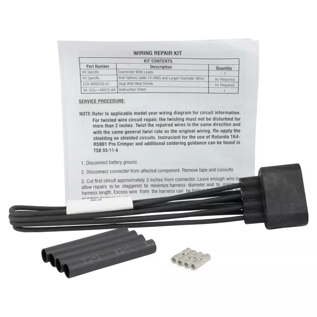Genuine Motorcraft WPT-1376 Diesel ICP Sensor Connector Pigtail Kit For Ford 6.0L – Replaces AU2Z-14S411-LB