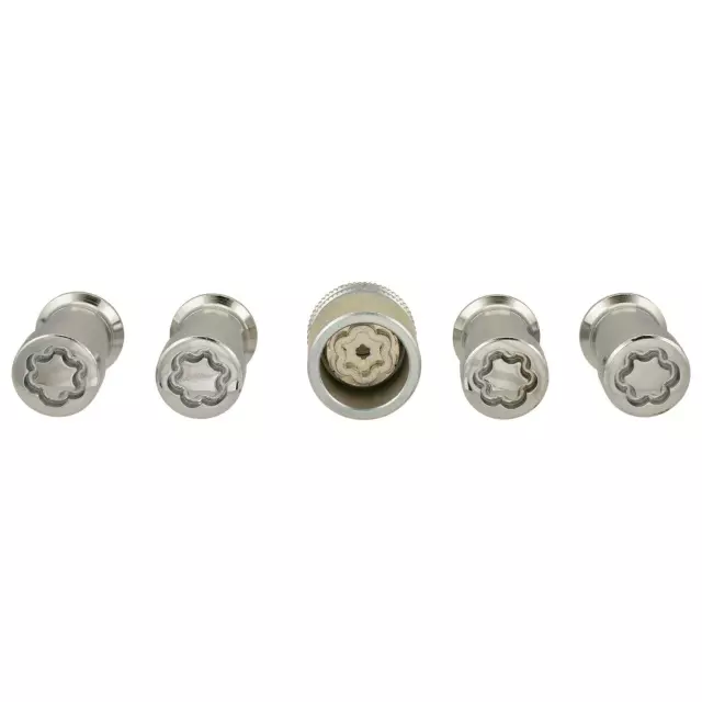 2004-2023 Ford Wheel Locks - Chrome - Exposed Lugs F6SZ-1A043-AA