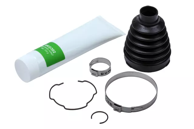 Front Passenger Side Wheel Half-Shaft Constant Velocity (CV) Inner Boot Kit with Clamps and Rings
