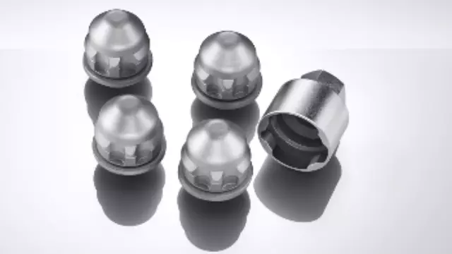Locking Wheel Nuts - Silver Finish