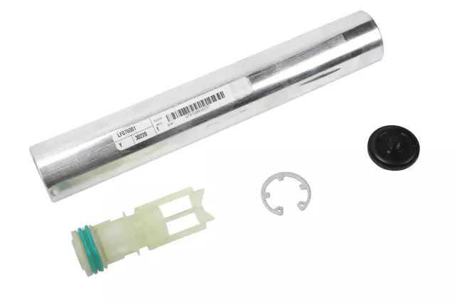 Air Conditioning Receiver Drier Kit with Seals, Desiccant, Plug, Cover, and Retainer