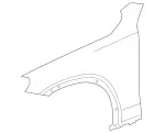 2016-2023 Mercedes-Benz - Fender, Front