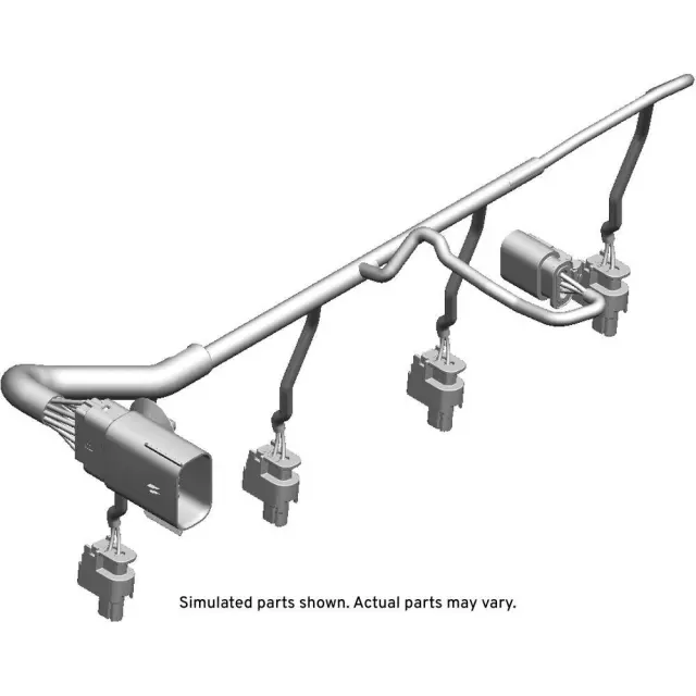 thumbnail image 2 of GM OEM Fuel Injector Connector Passenger Side 12689506 – Fits 2014-2020 Chevy GMC 4.3L 2 of 6