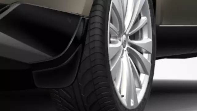 Mudflaps - Rear - Gloss Black