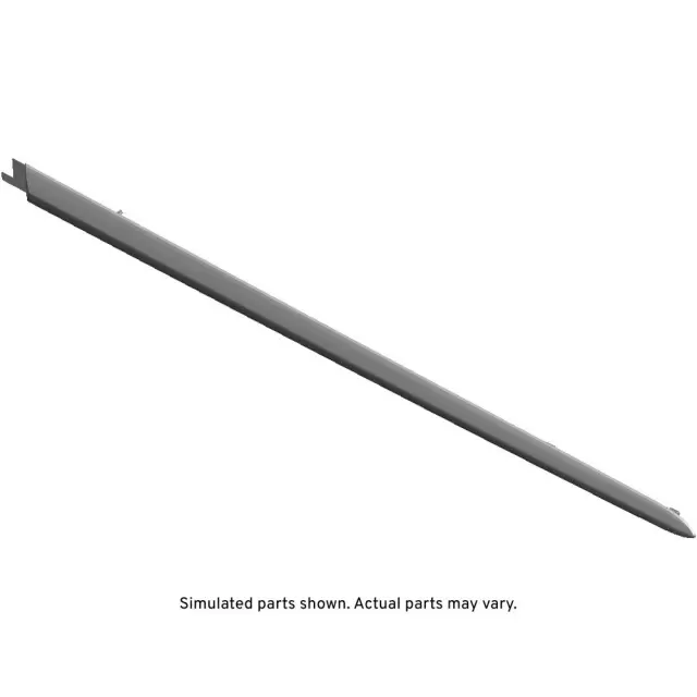 Exterior Bright Chrome Rear Driver Side Door Lower Molding