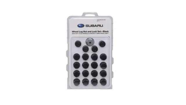 2020  2025 Subaru Wheel Locks Black B321SFL020