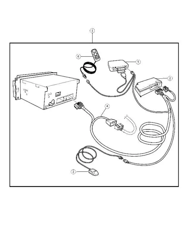 68057204AA - Mopar Accessories - Component Parts: Telematics Module for Chrysler: 200, Sebring | Dodge: Avenger, Caliber, Challenger | Jeep: Compass, Patriot | Ram: Dakota Image